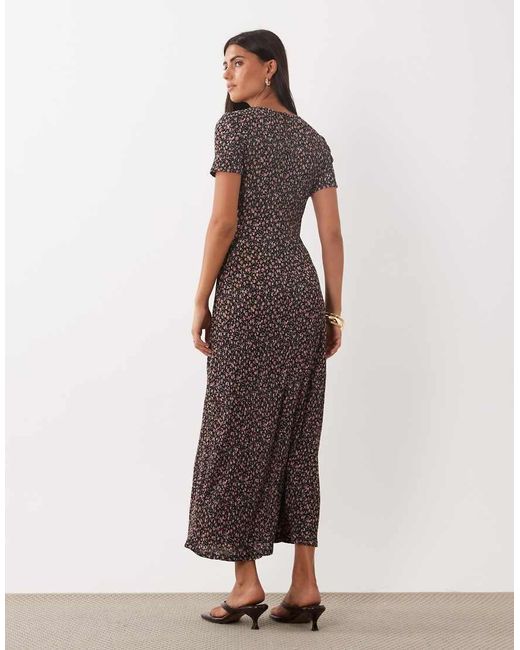 Mango Brown Midi Dress