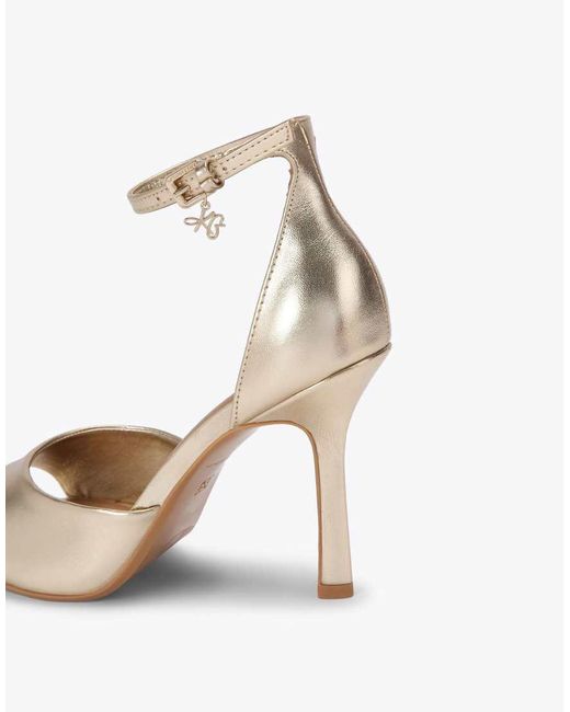 KG by Kurt Geiger White Sabrina Heeled Sandals