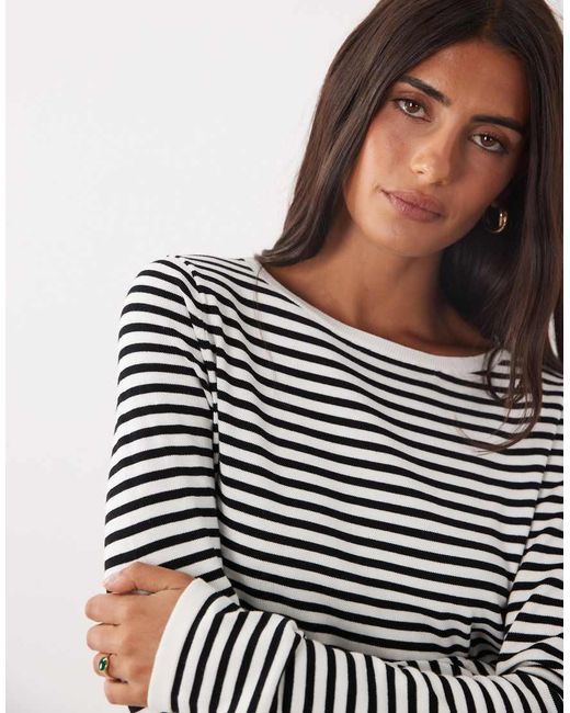 Mango Blue Lightweight Knit Top