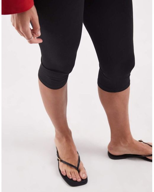 ONLY Red Jersey Capri legging