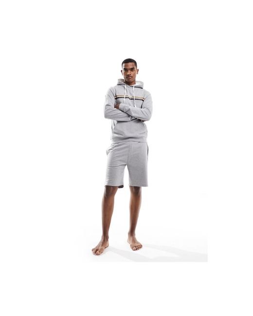 Boss Gray Co-ord Authentic Hoodie for men