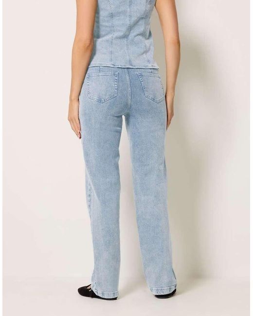 Long Tall Sally Blue Straight Leg Jeans