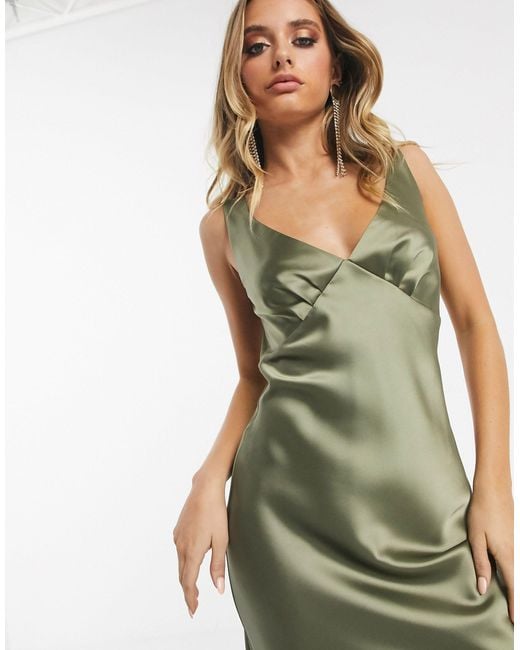 Midi cami slip clearance dress