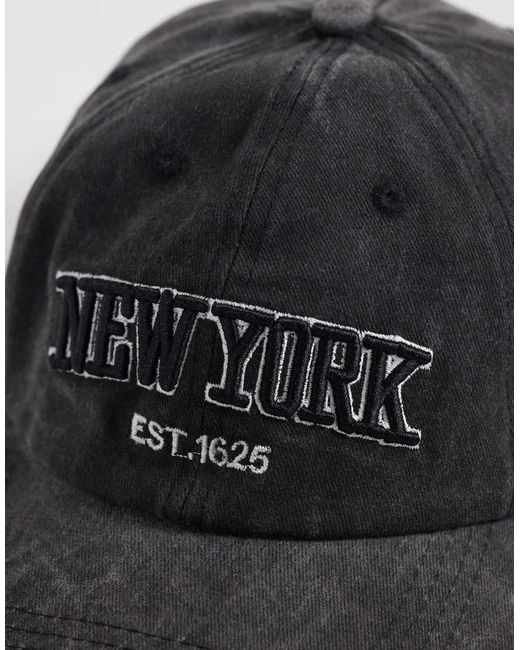SUI AVA Black New York Cap