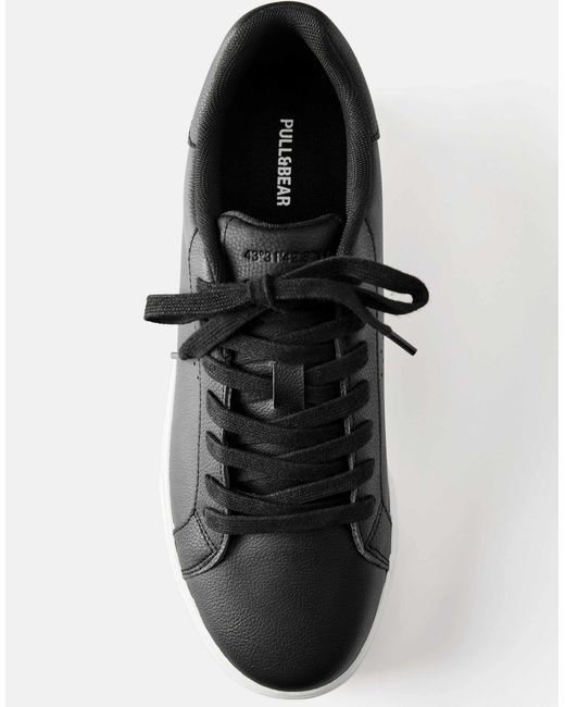 Pull&Bear – legere sneaker in Black für Herren