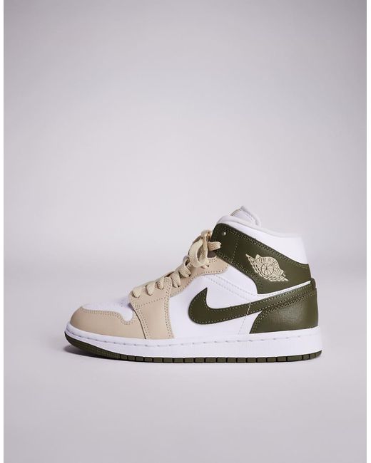 Nike Metallic Nike Air 1 Mid Trainers