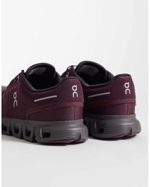 On Shoes Purple Cloud 6 All Day Trainers for men