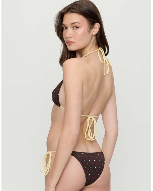 Frankie's Bikinis Natural Mackenzie Reversible Bikini Bottom