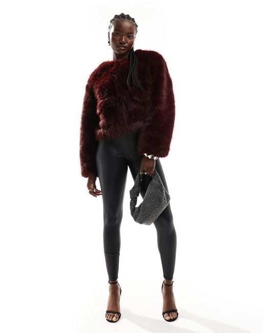 New Look Natural Wet Look leggings