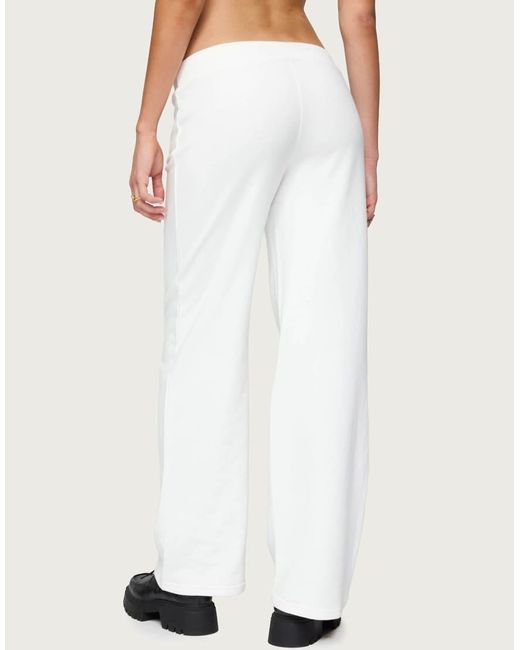 Edikted White 7 Sweatpants