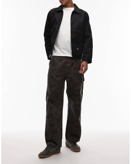 Carhartt Black Duck Single Knee Straight Leg Trousers for men