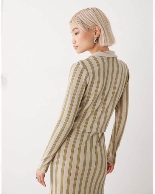 RVCA Natural Willow Long Sleeve Crop Top