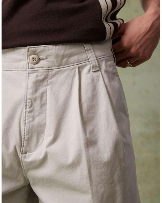Pantalones Cortos Grises De Estilo Bermuda De Hollister de hombre de color Green