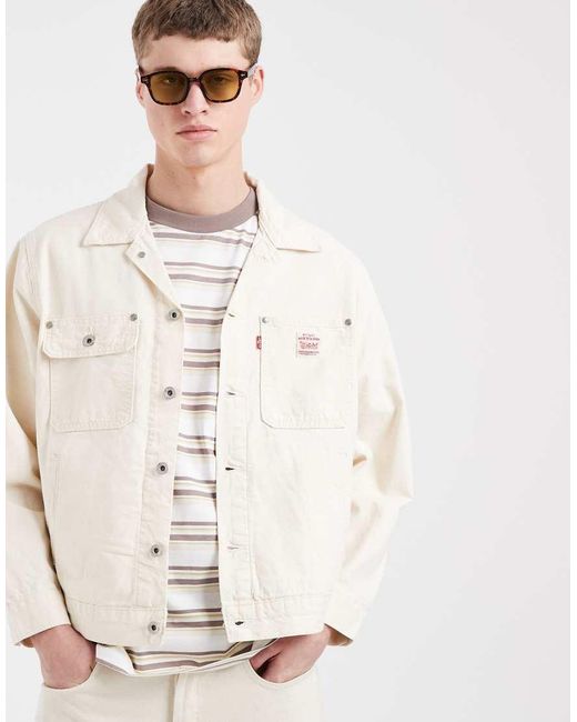 Levi's Natural Workwear Sunrise Denim Trucker Jacket for men