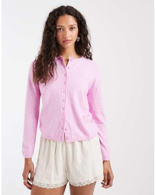 ONLY Pink Knitted Cardigan