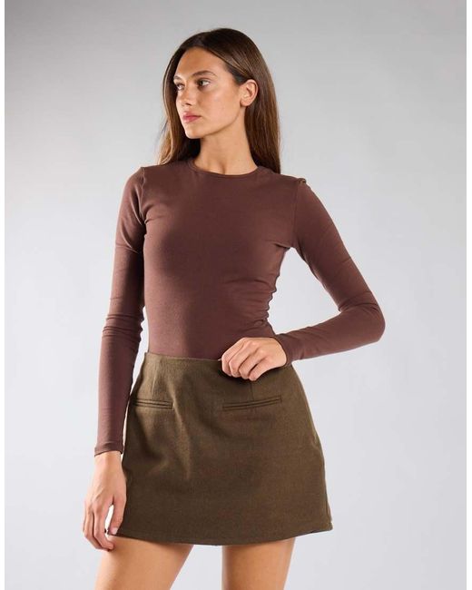 Glamorous Green Tailored Skorts