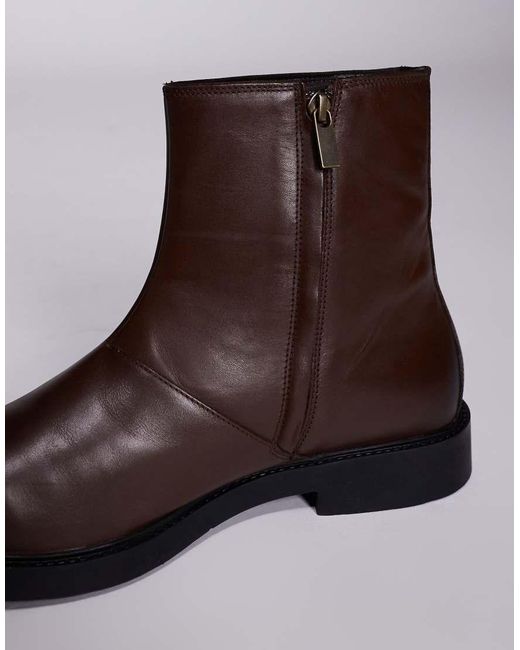 ASOS Black Chelsea Boot for men