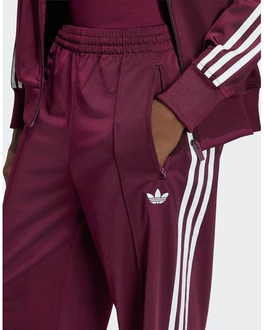 Adidas Originals Red Firebird Adicolor Loose Track Pants