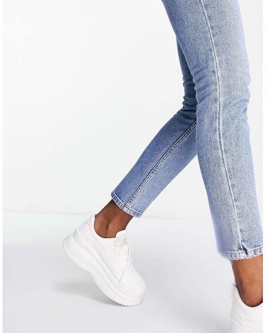 ONLY Blue Emily Straight Leg Jeans