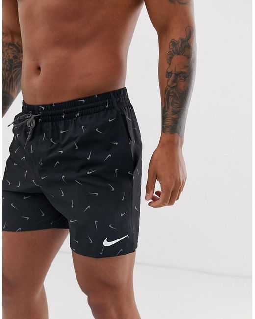 Short de bain avec logo virgule - Noir NESS9436-001 Nike pour homme en  coloris Noir | Lyst