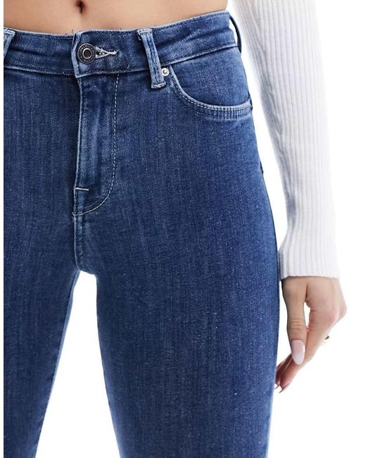ONLY Blue Pushup Skinny Jeans
