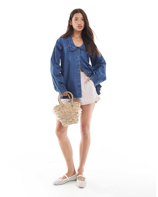 Miss Selfridge Blue – jeanshemd