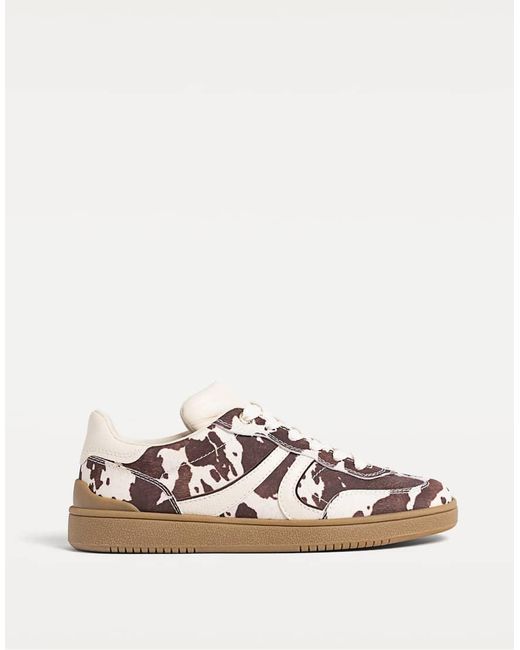 Stradivarius Multicolor Faux Fur Trainers