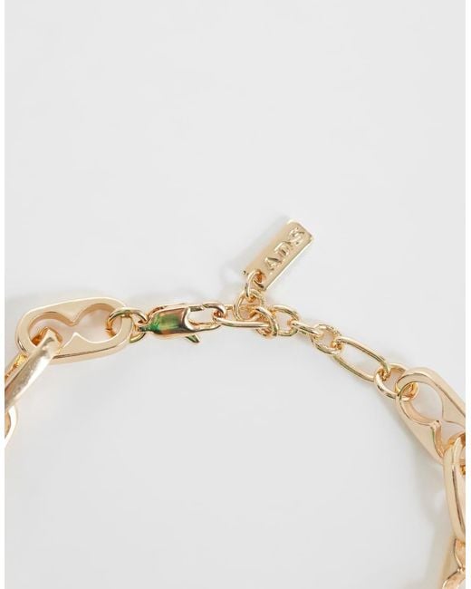 ASOS Metallic Link Chain Bracelet for men