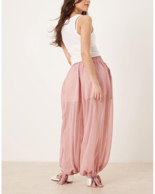 Glamorous Pink Balloon Pants