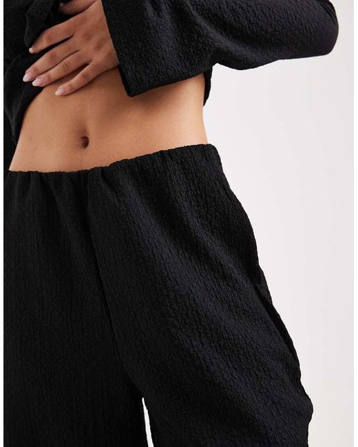 Vero Moda Broek Van Jersey Met Textuur En Elastische Taille in het Blue