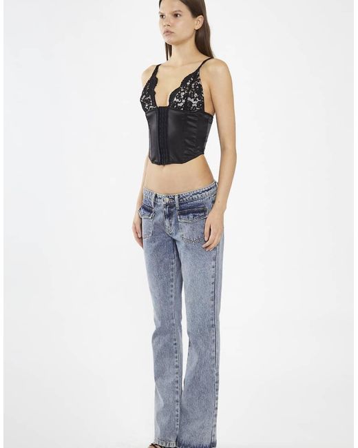 Collective The Label Blue Lace Corset