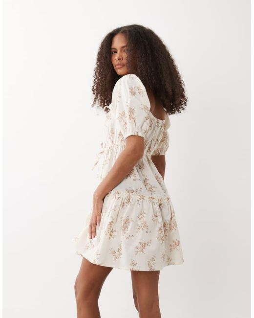 Wednesday's Girl White Wednesdays Gil Mini Tea Dress