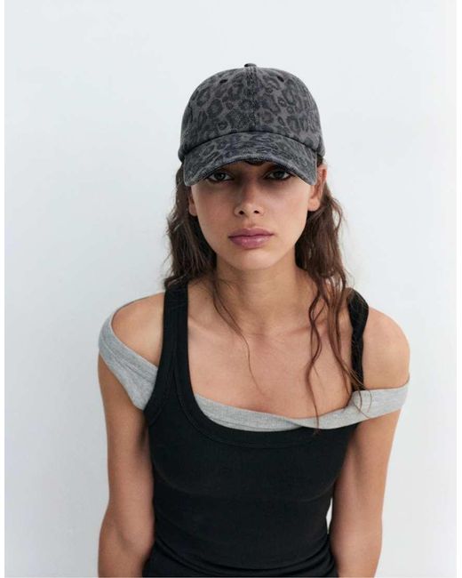 Pull&Bear Pet Met Luipaardprint in het Black