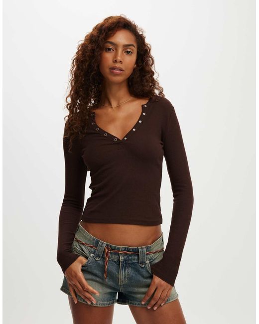 Cotton On Multicolor Cotton On Ryan Henley Long Sleeve