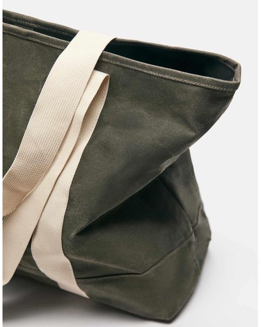 Pull&Bear – stwd – shopper-tasche in Green für Herren