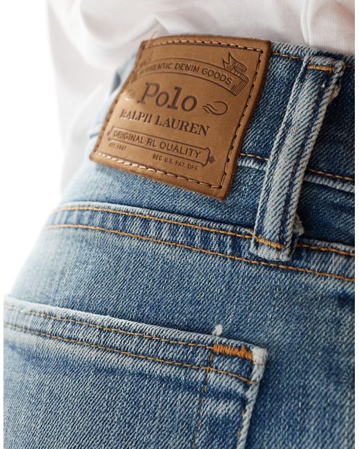 Parkside - jeans dritti lavaggio medio di Polo Ralph Lauren in Blue da Uomo