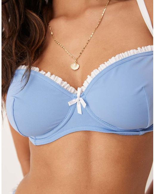 ASOS Vollere Buste in het Blue