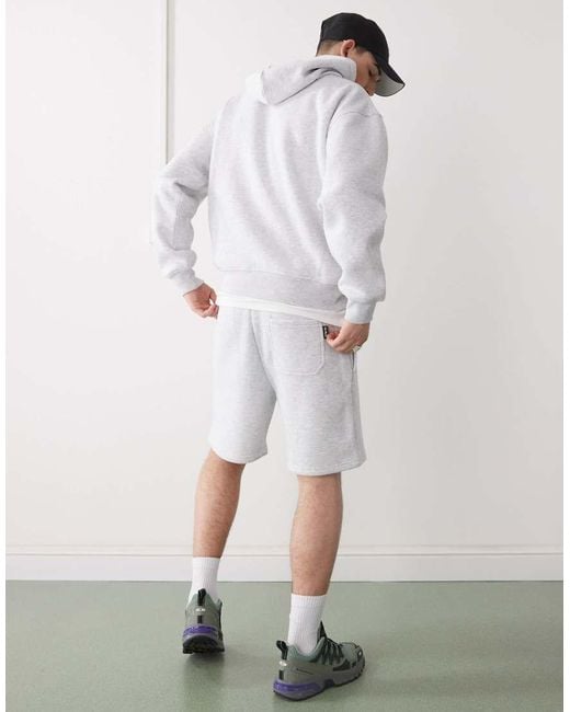 Kickers Gray Fleece Shorts for men