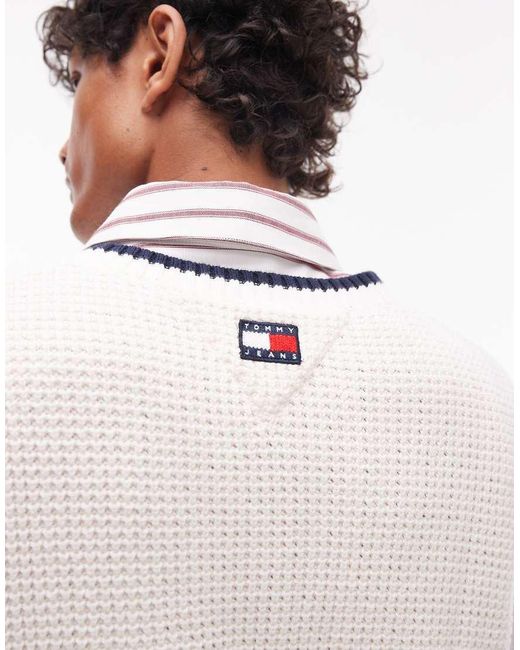 Tommy Hilfiger Natural Manhattan Sweater Vest for men