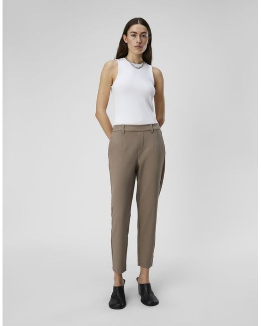 Pantalones Beis De -Neutro Object de color White
