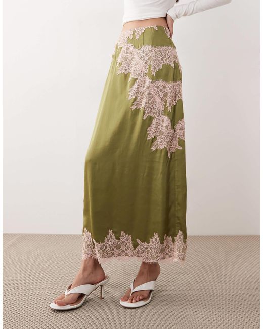 Never Fully Dressed Women's Natural Lace Midaxi Skirt - hulwithkids.com