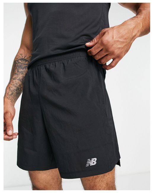 New Balance Accelerate 7 Inch Running Shorts in Black for Men Lyst