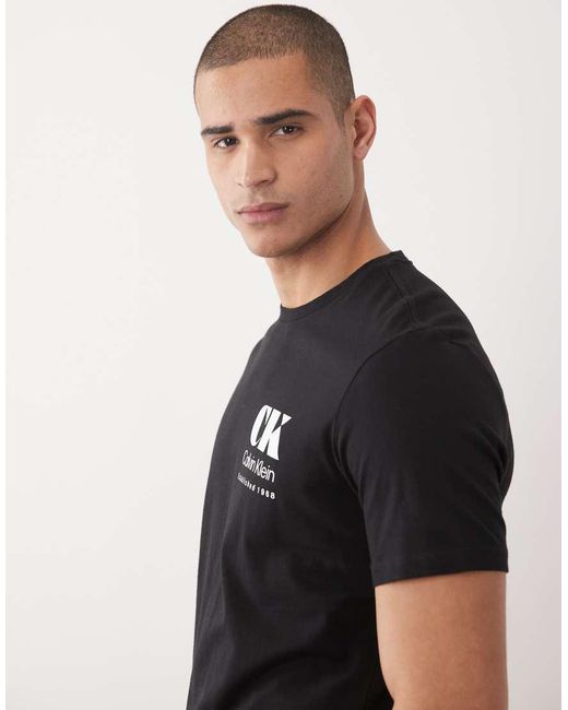 Calvin Klein Black Resort Graphic T-shirt