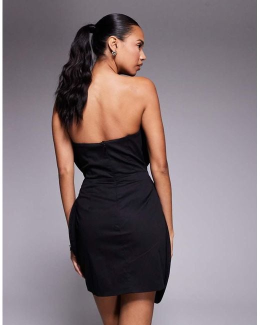 ASOS Blue Structured Extreme Sculpt Mini Dress