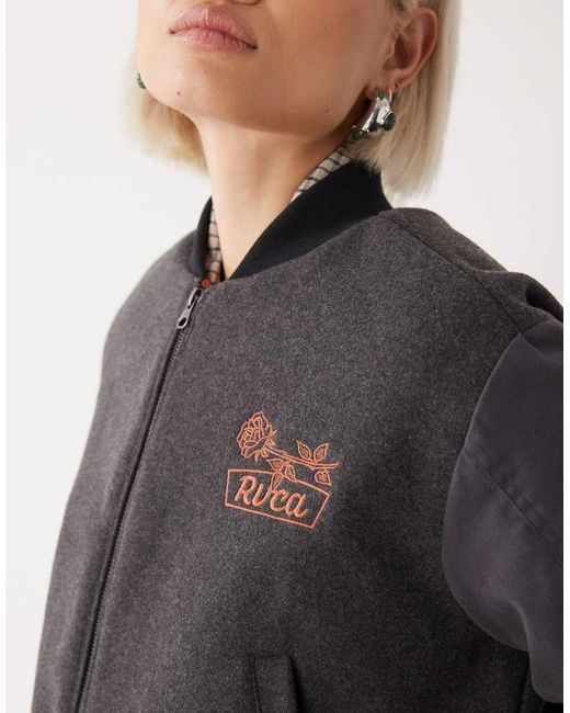 RVCA Black Ryan Bomber Jacket