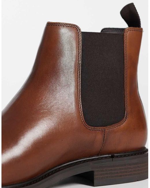 ASOS Brown Chelsea Boots for men