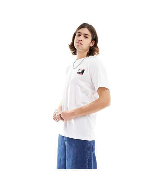 Camiseta blanca con estampado gráfico air max day Nike de hombre de color Gray