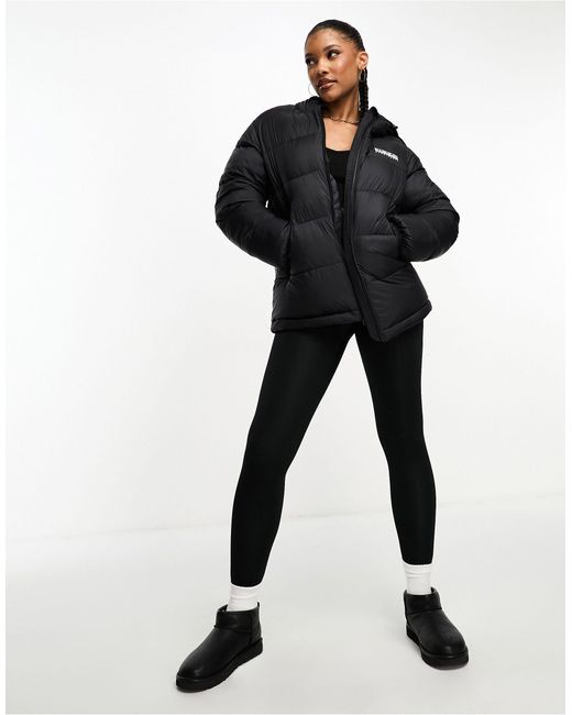 Napapijri Black Box Mid Length Water-repellent Hooded Puffer Jacket