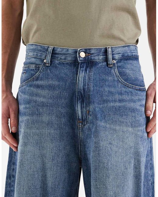 Tommy Hilfiger Blue Theo baggy Denim Shorts for men
