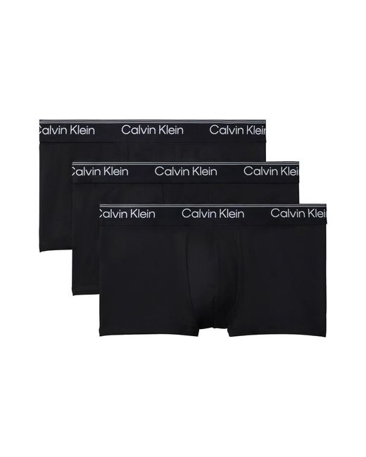 Micro Stretch di Calvin Klein in Black da Uomo